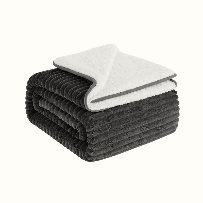 CloudStripe Sherpa Comforter Set