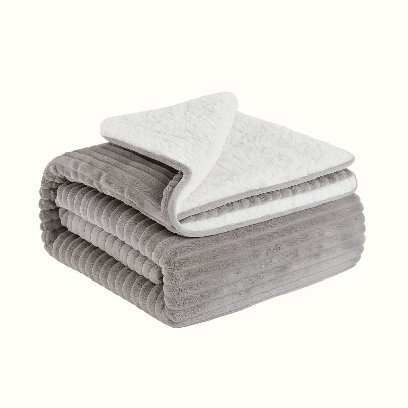 CloudStripe Sherpa Comforter Set
