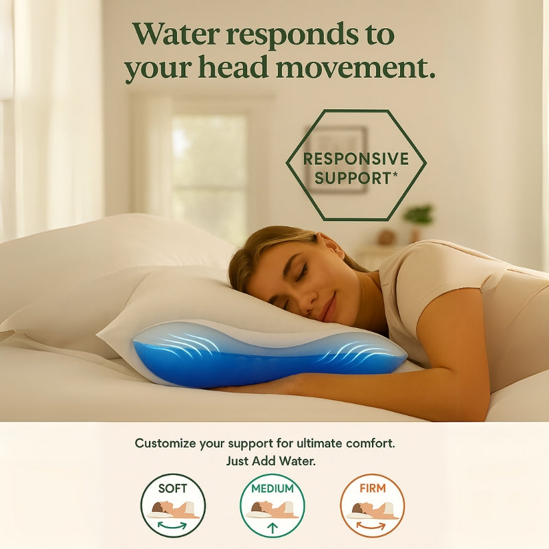 HydroAlign Memory Foam Water Pillow