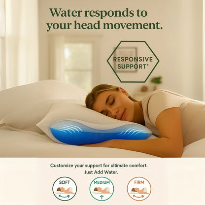 HydroAlign Memory Foam Water Pillow