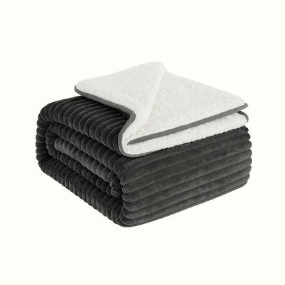 CloudStripe Sherpa Comforter Set
